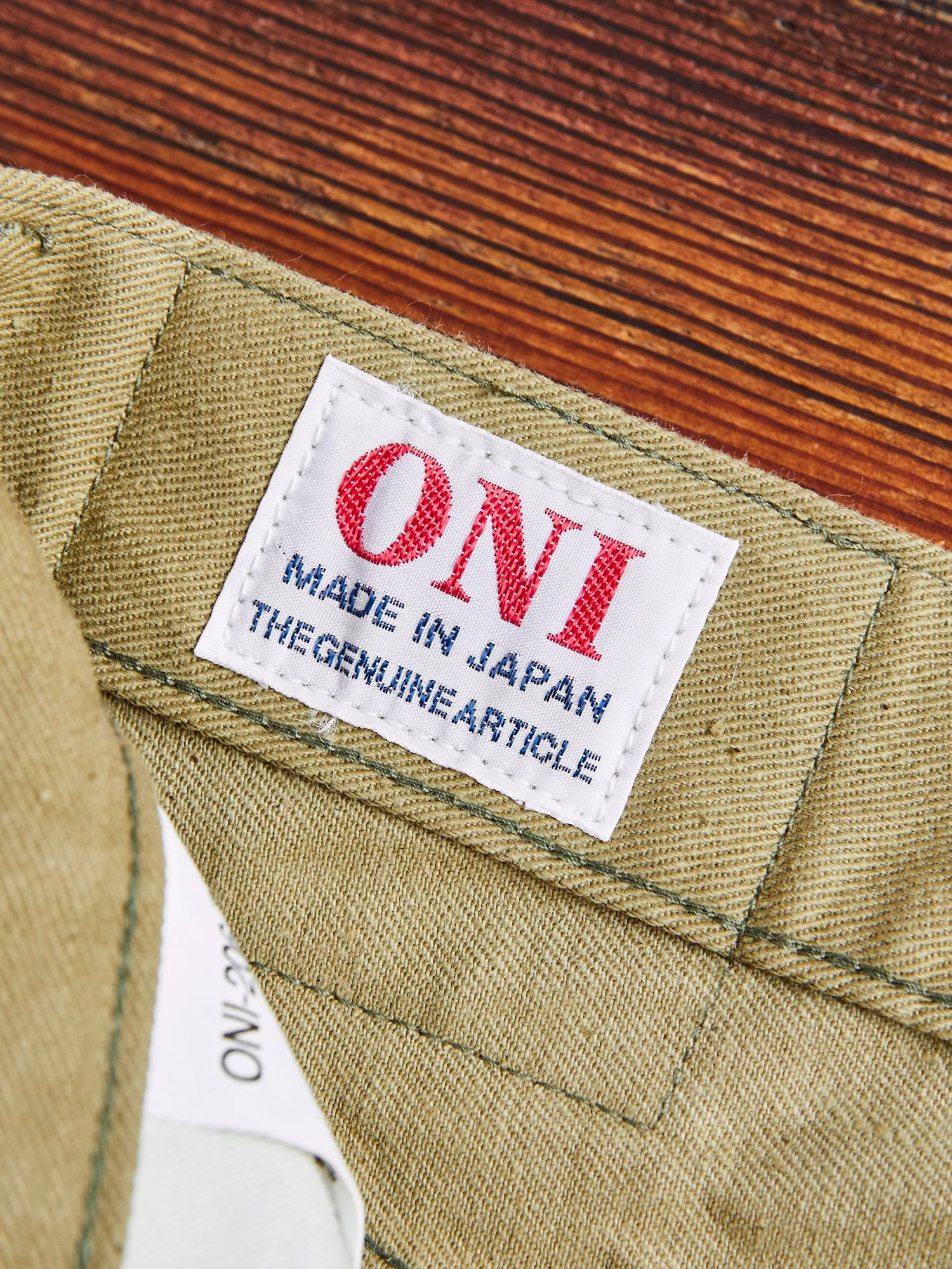 206-BRD Selvedge "British Drill" Katsuragi Pant in Beige