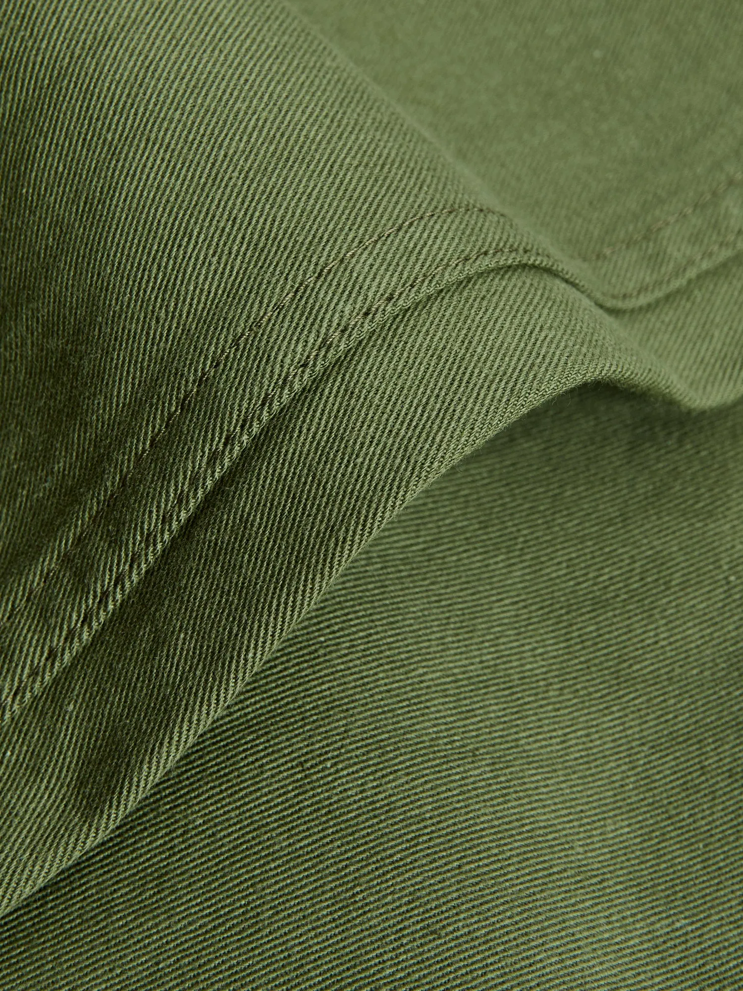 9.5oz Selvedge Chino in Light Olive