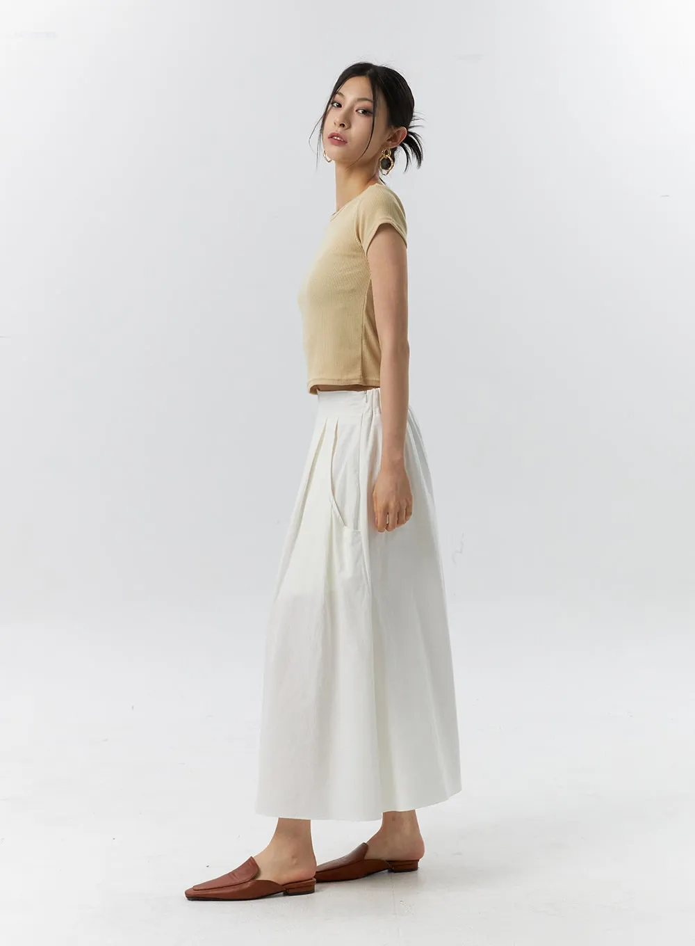 A-Line Maxi Skirt IL326