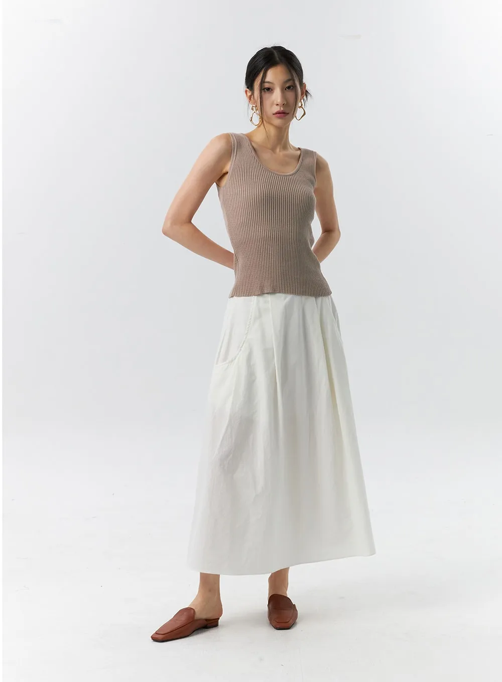 A-Line Maxi Skirt IL326