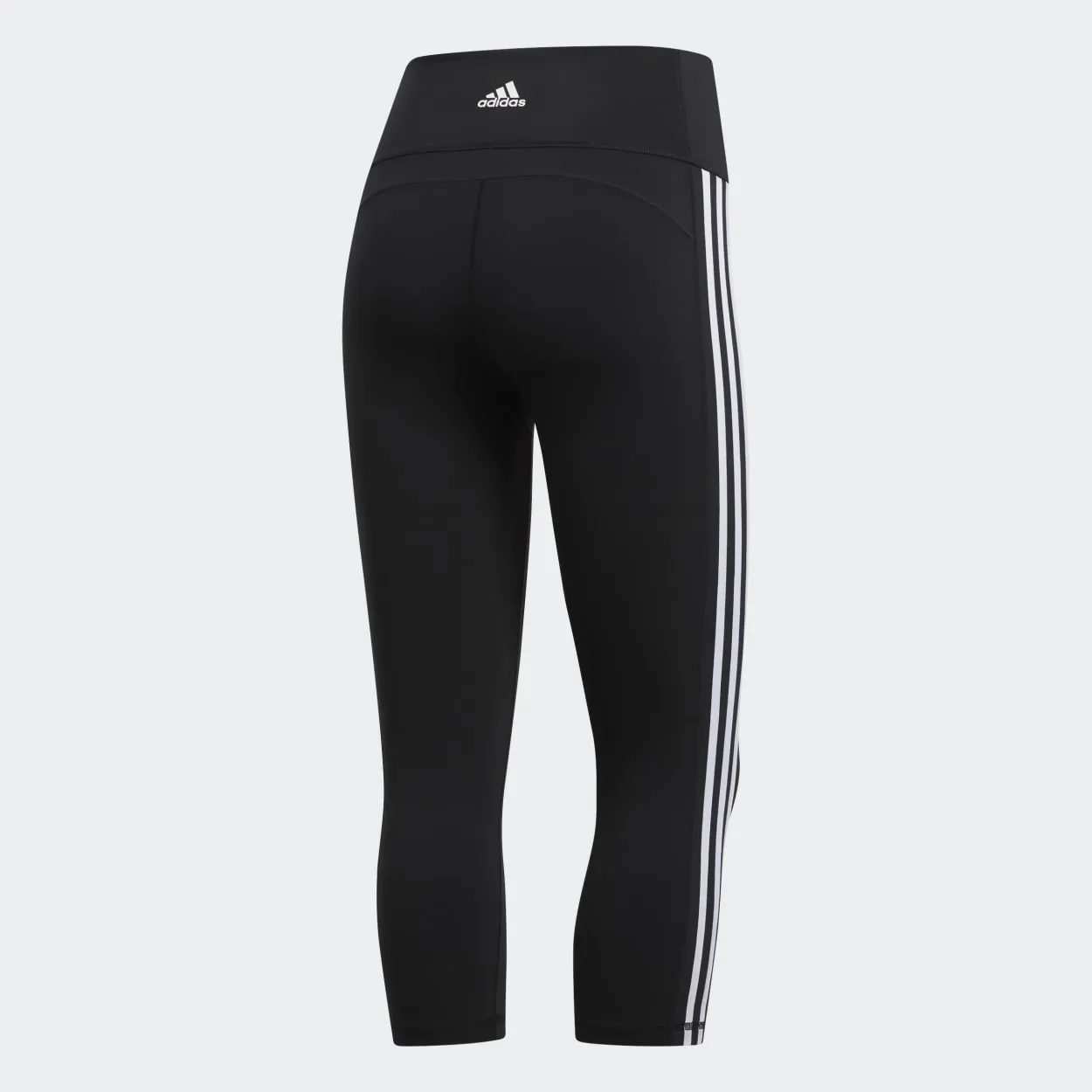 adidas Womens Believe This 2.0 3-Stripes 3/4 Leggings