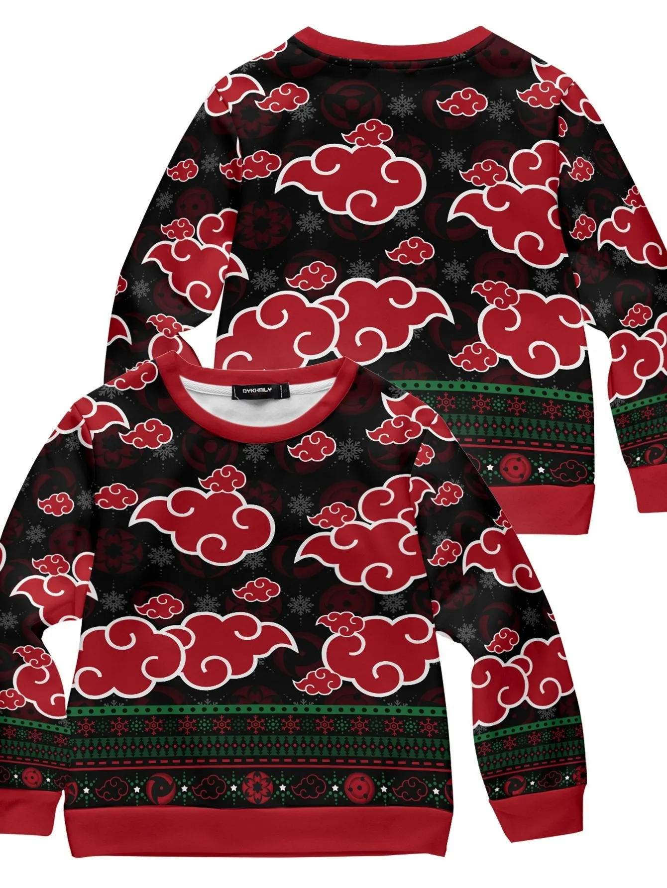 Akatsuki Sharingan Kids Unisex Wool Sweater