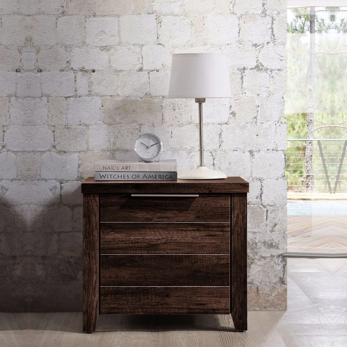 Alice Bedside Table Wenge