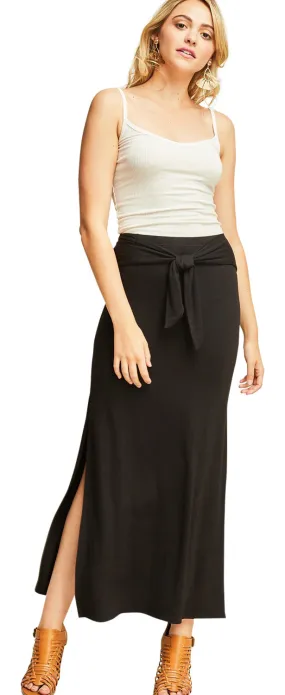 All Occasion Maxi Skirt, Black