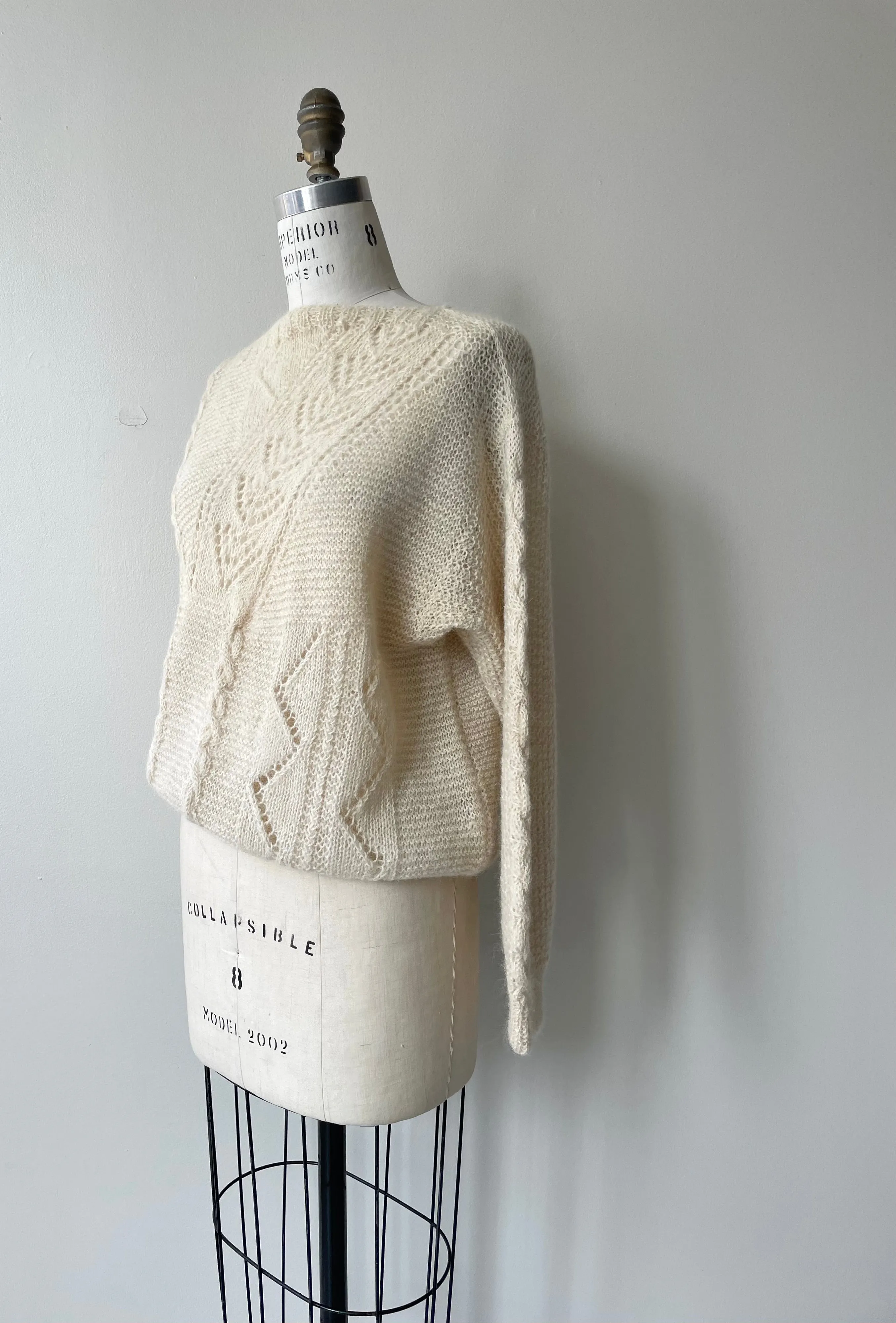 Alpaca Lace Knit Sweater | 1970s