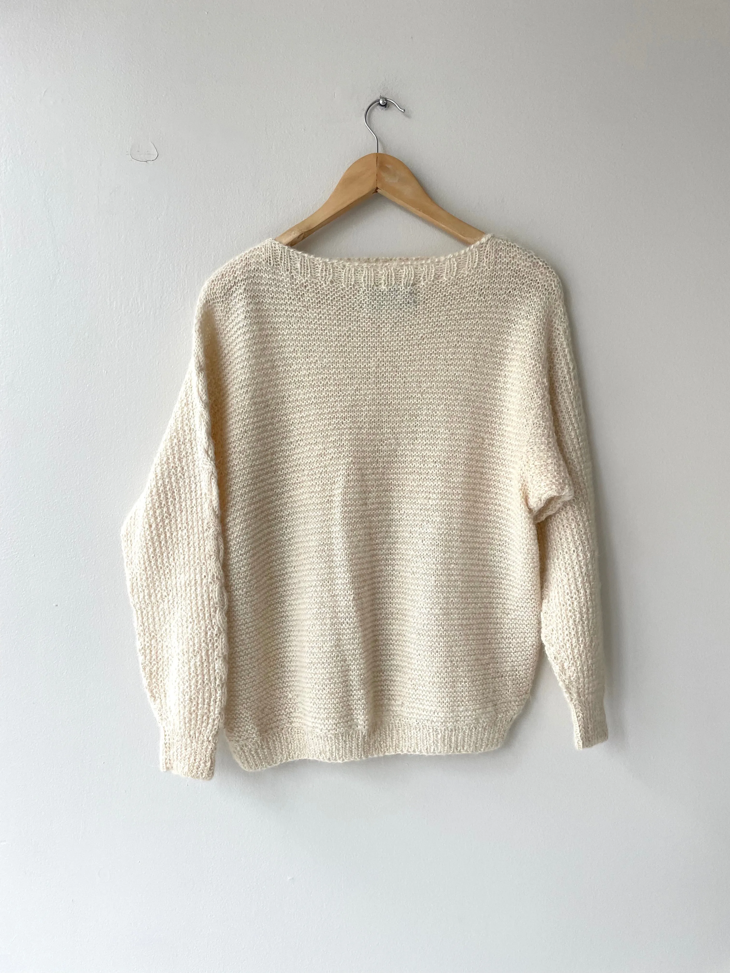 Alpaca Lace Knit Sweater | 1970s