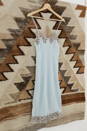 Baby Blue Short Slip