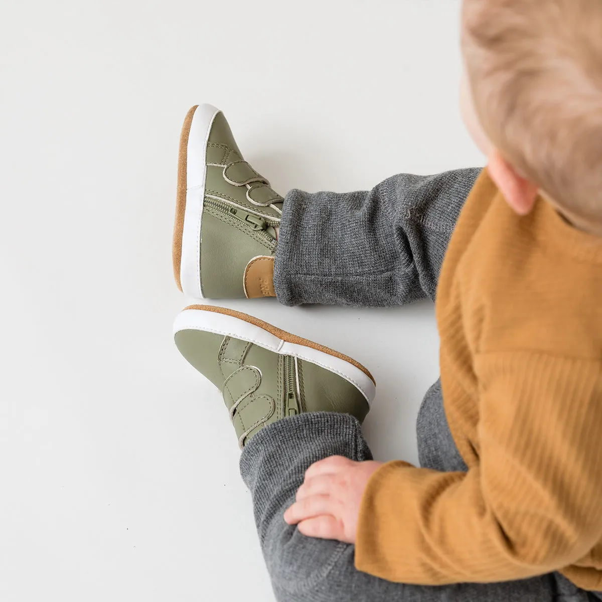 Baby Hi-Tops - Khaki