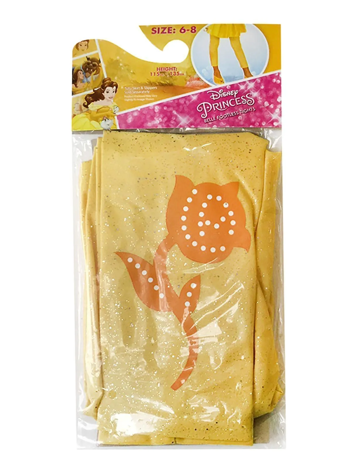 Belle Footless Tights for Kids - Disney Beauty and the Beast