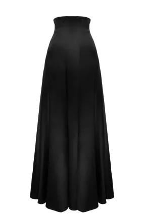 BLACK ALINE MAXI SKIRT