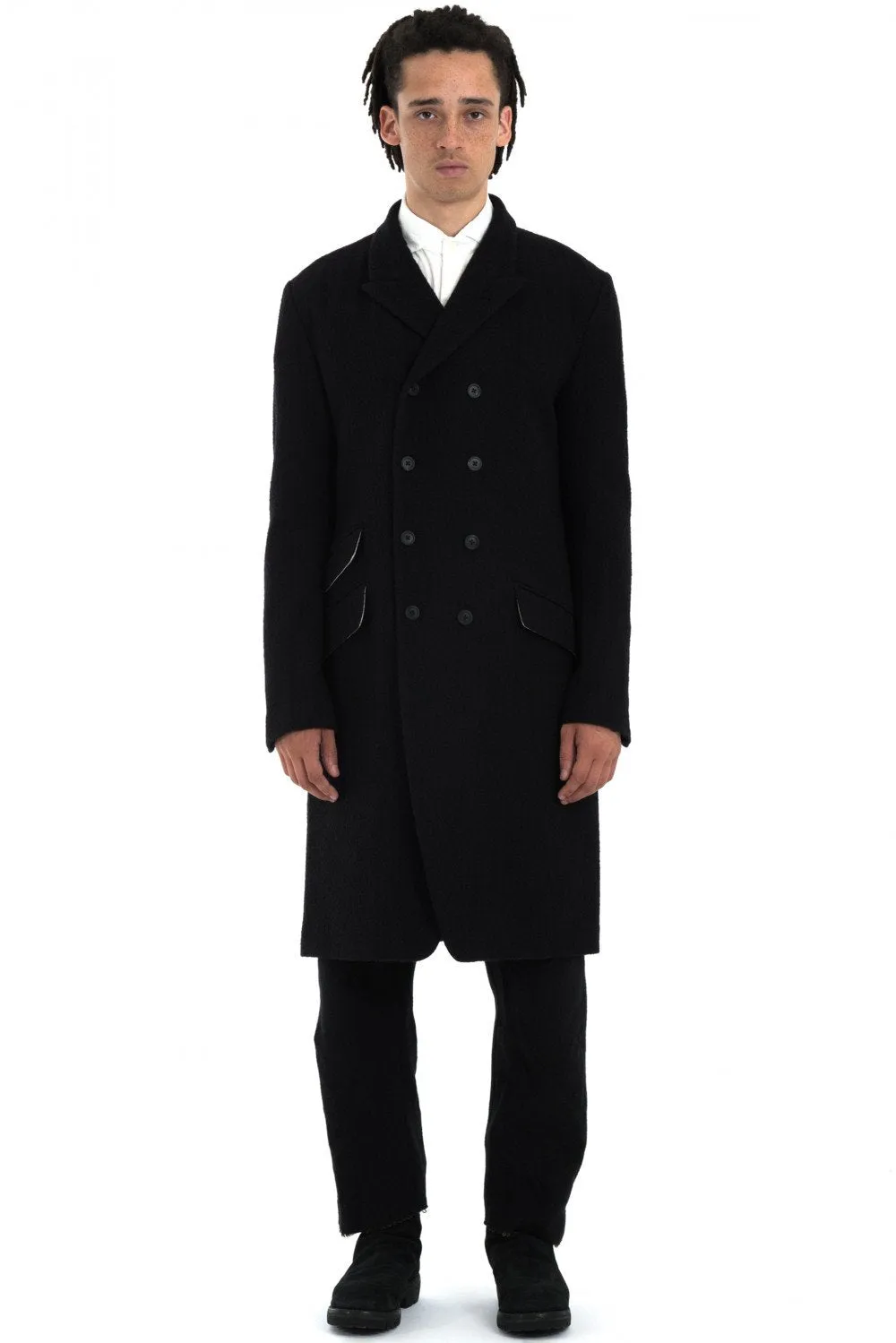 Black DB Reefer Coat