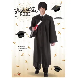 Black Graduation Robe - Adult