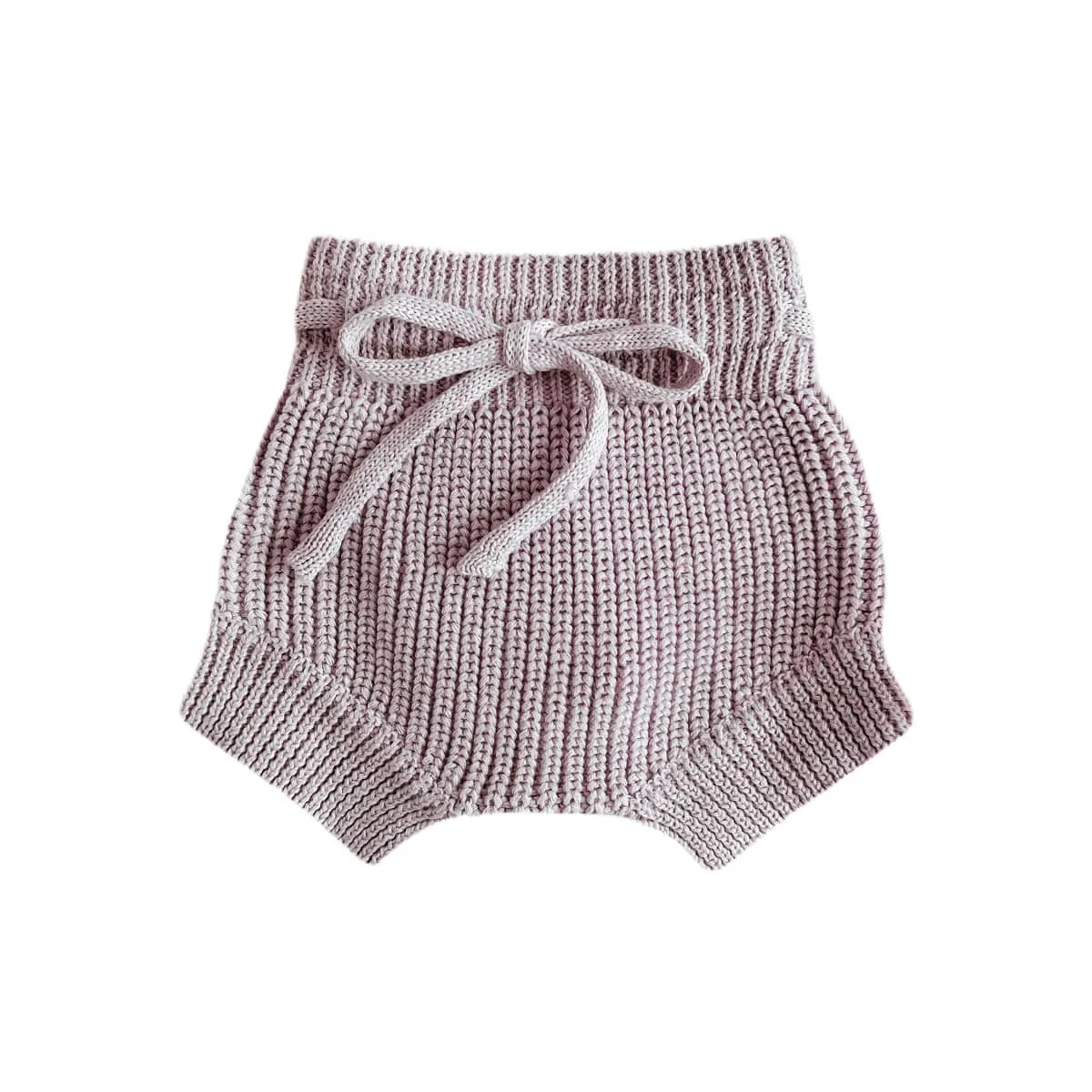 Blossom & Pear Mini Knit Shorties - Lavender