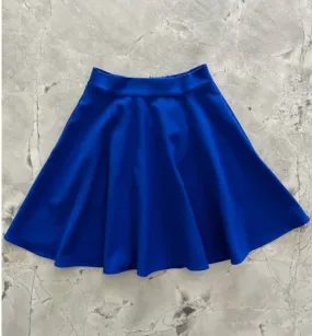 Blue "Harper" Skater Skirt