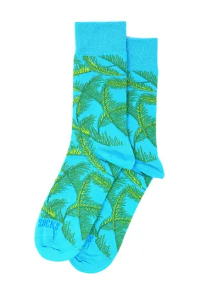 Bombay Sock Company Screamin’ Green Palm Tree Socks