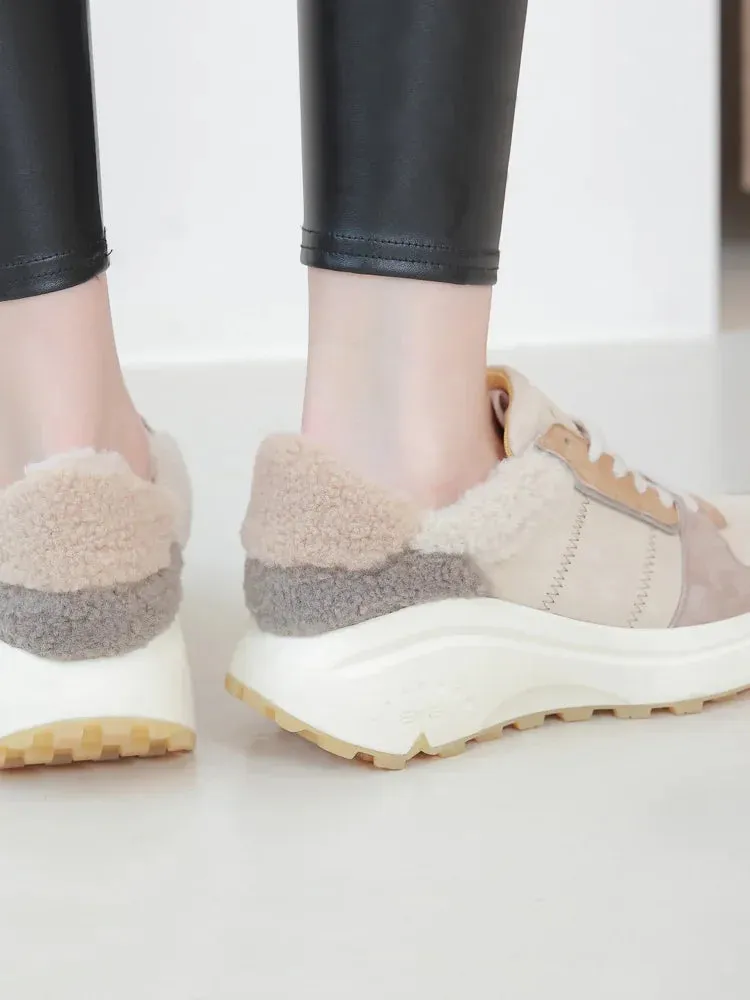 Brande Fur Collar Sneaker