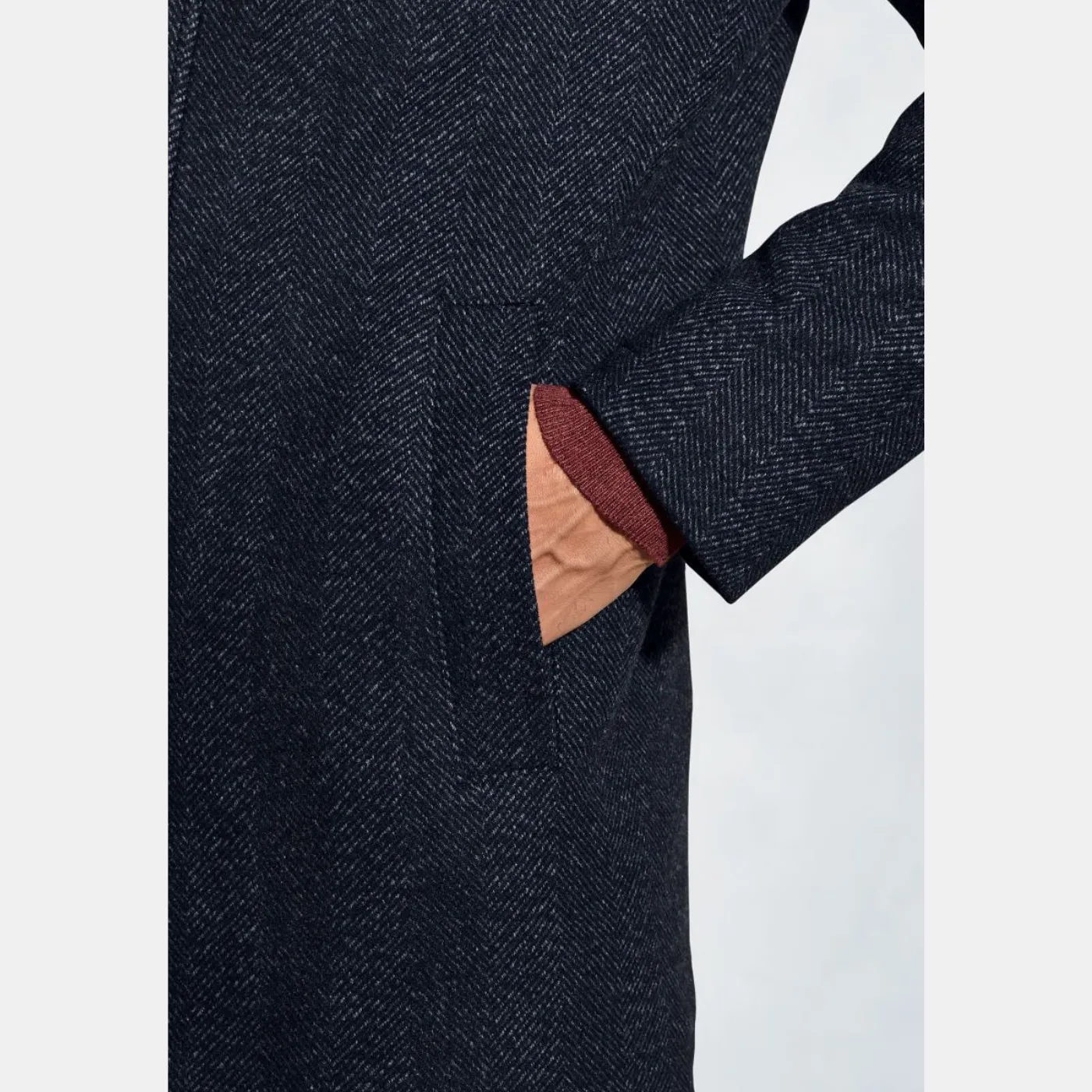 BrookTaverner "Mercer Herringbone" Wool