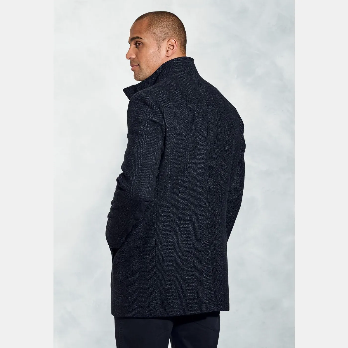 BrookTaverner "Mercer Herringbone" Wool