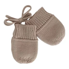 Calikids Cashmere-Feel Knit Newborn Mittens