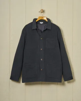 Camelhair French Workman's Jacket in Charcoal