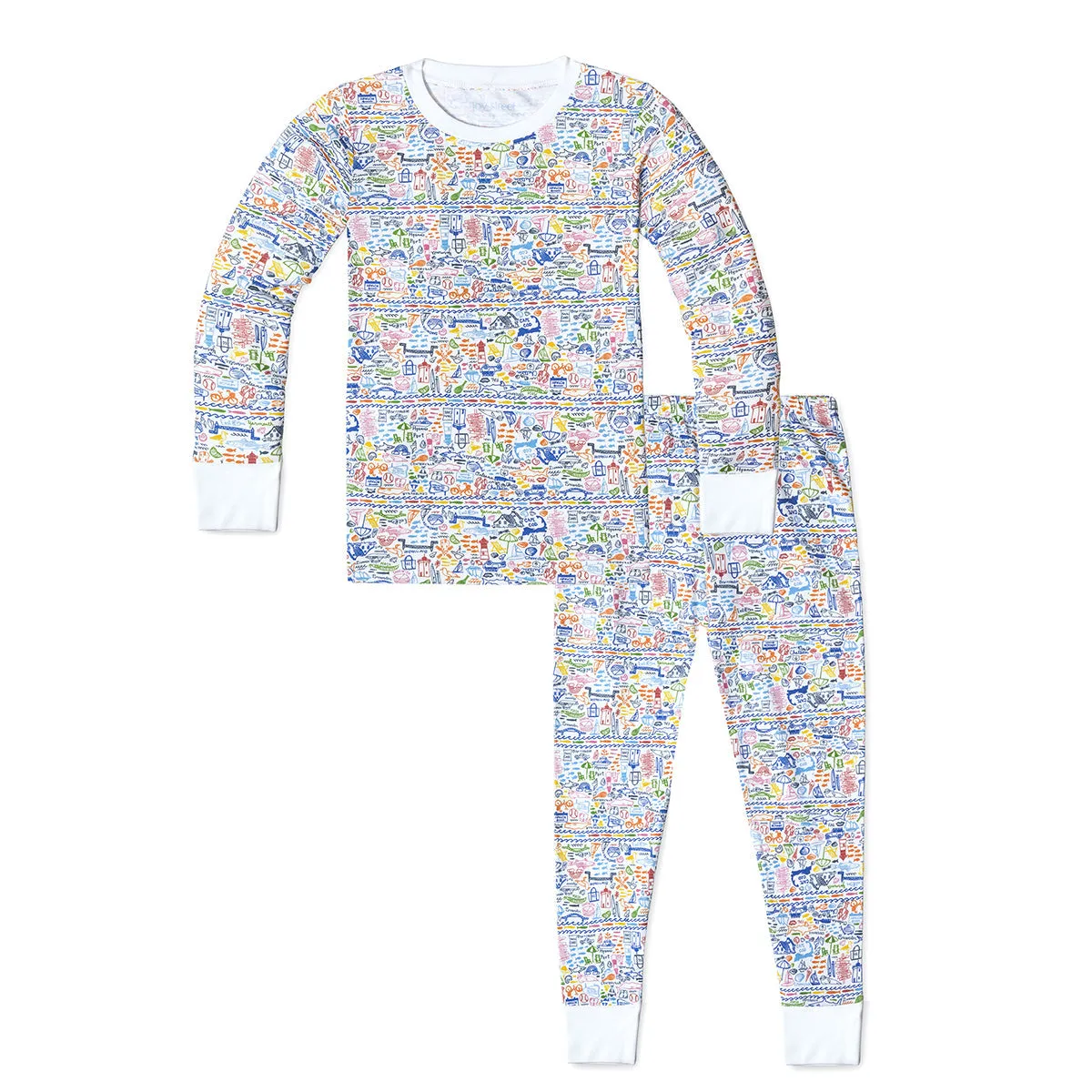 Cape Cod Two Piece Kids Pajamas