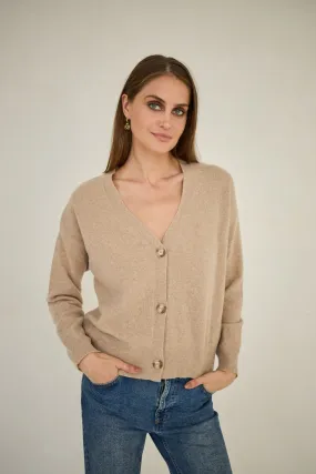 Cardigan Cashmere Beige