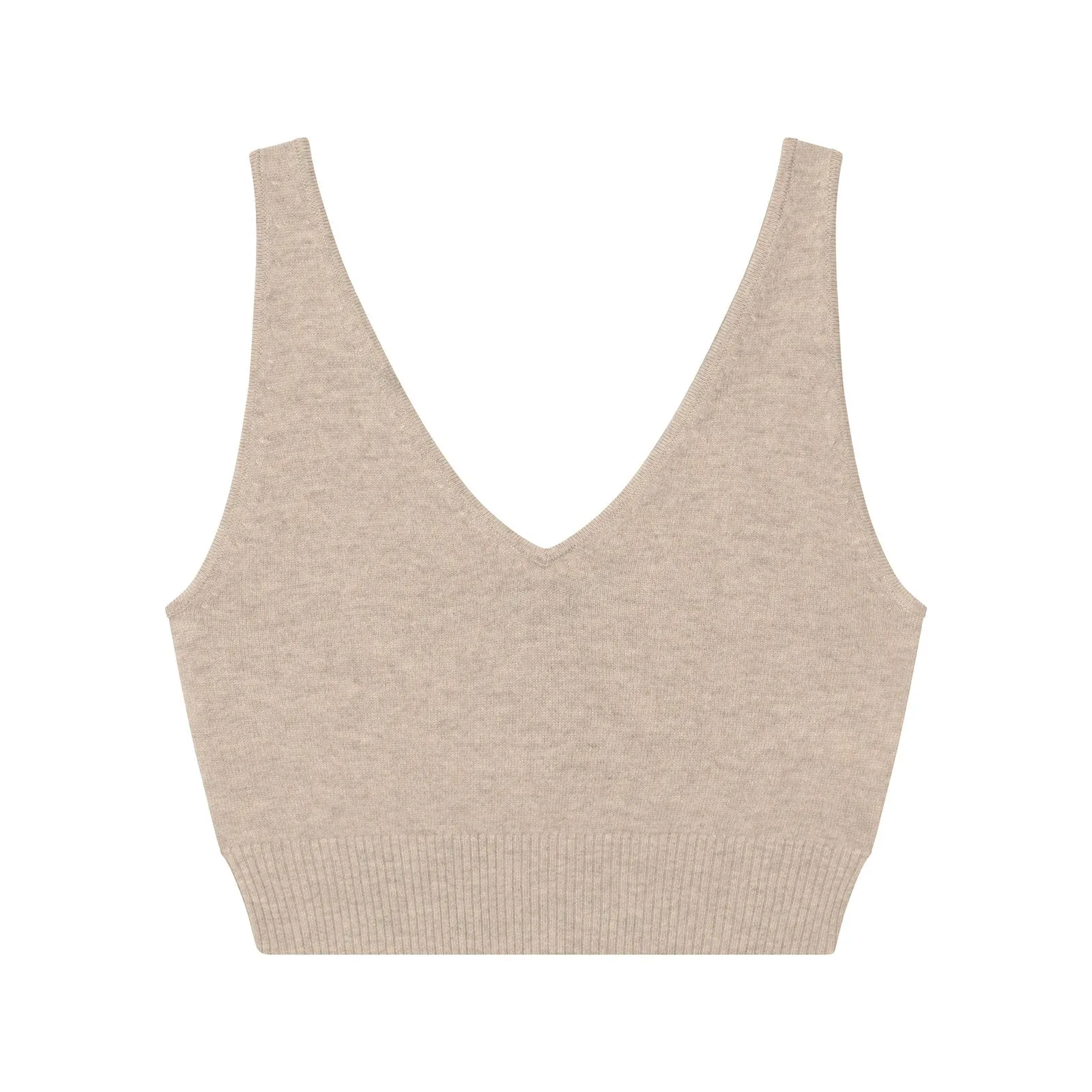 Cashmere Cropped Tank Top