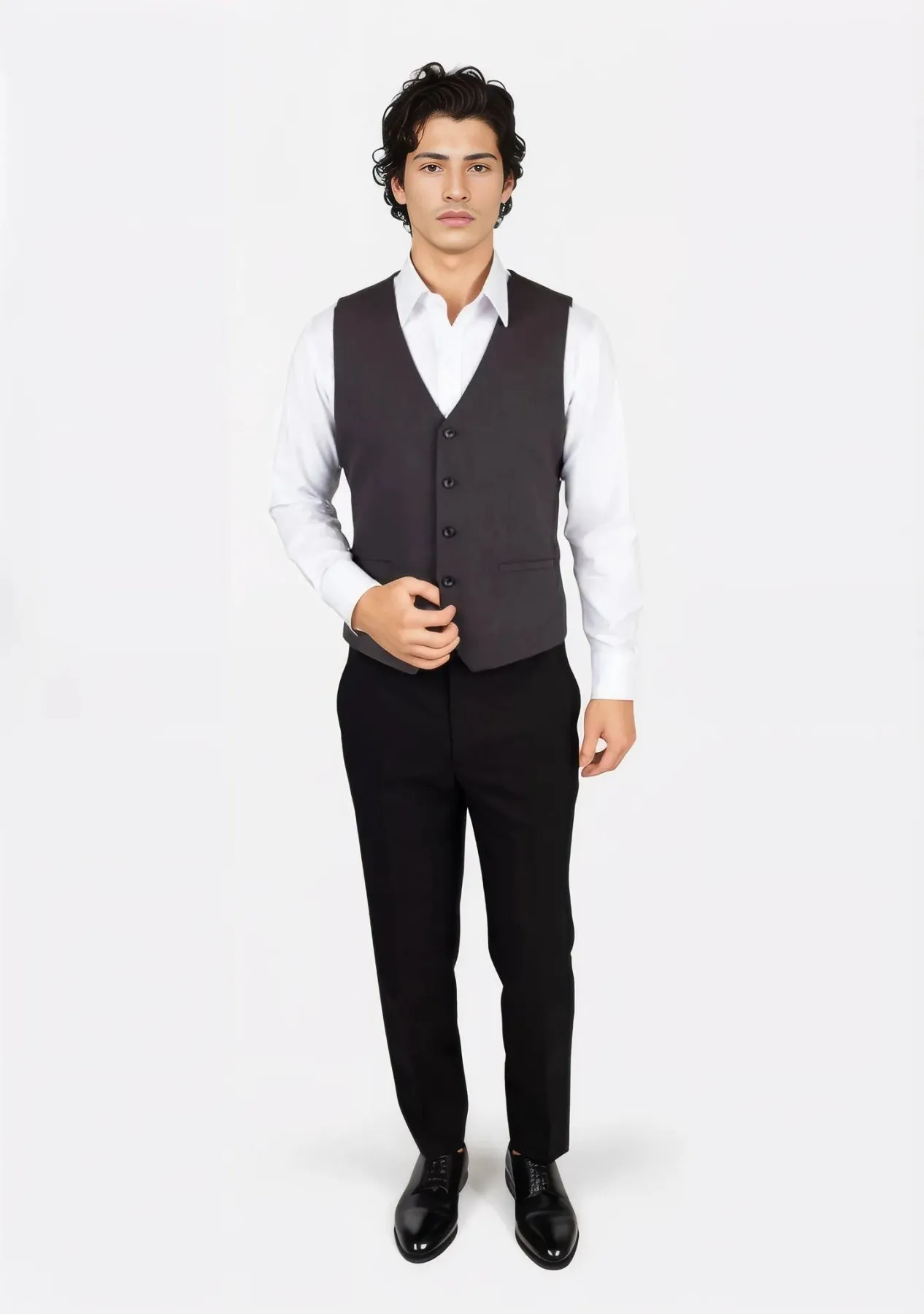 Charcoal Stretch Vest