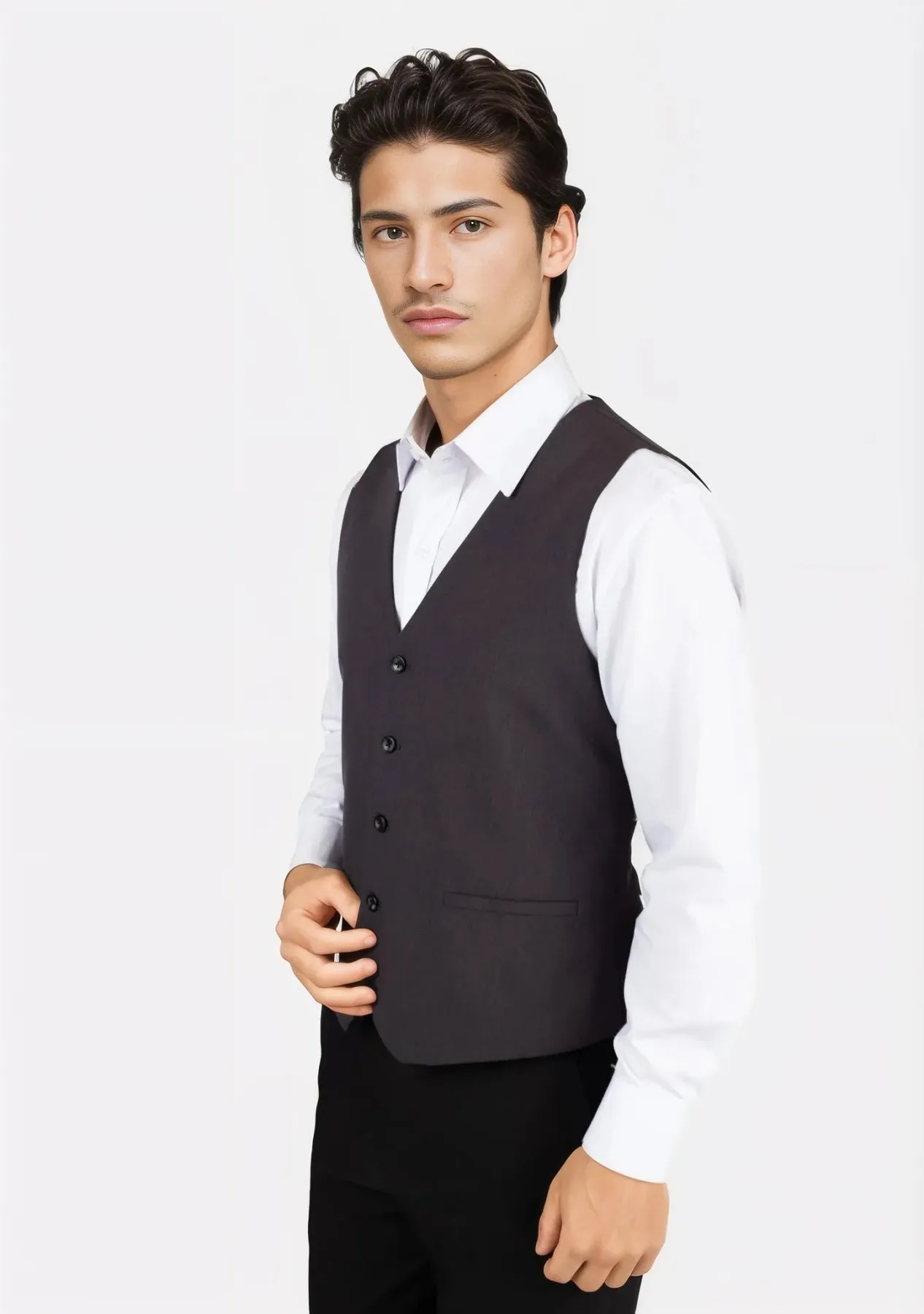 Charcoal Stretch Vest