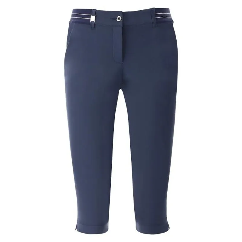 Chervò Stra Knee Length Capri - Navy