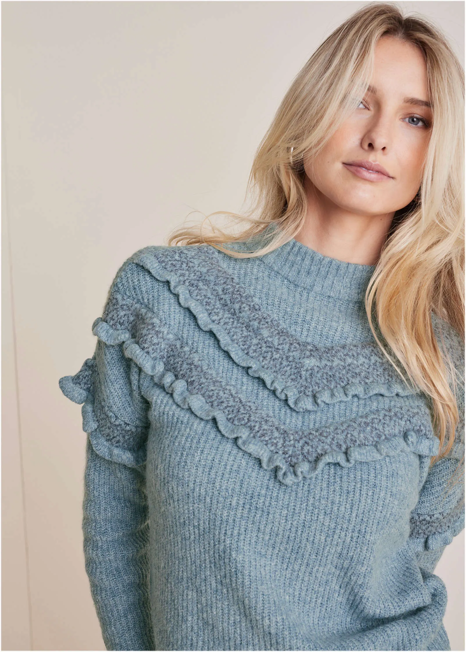 Cheveron Sweater  - Tourmaline