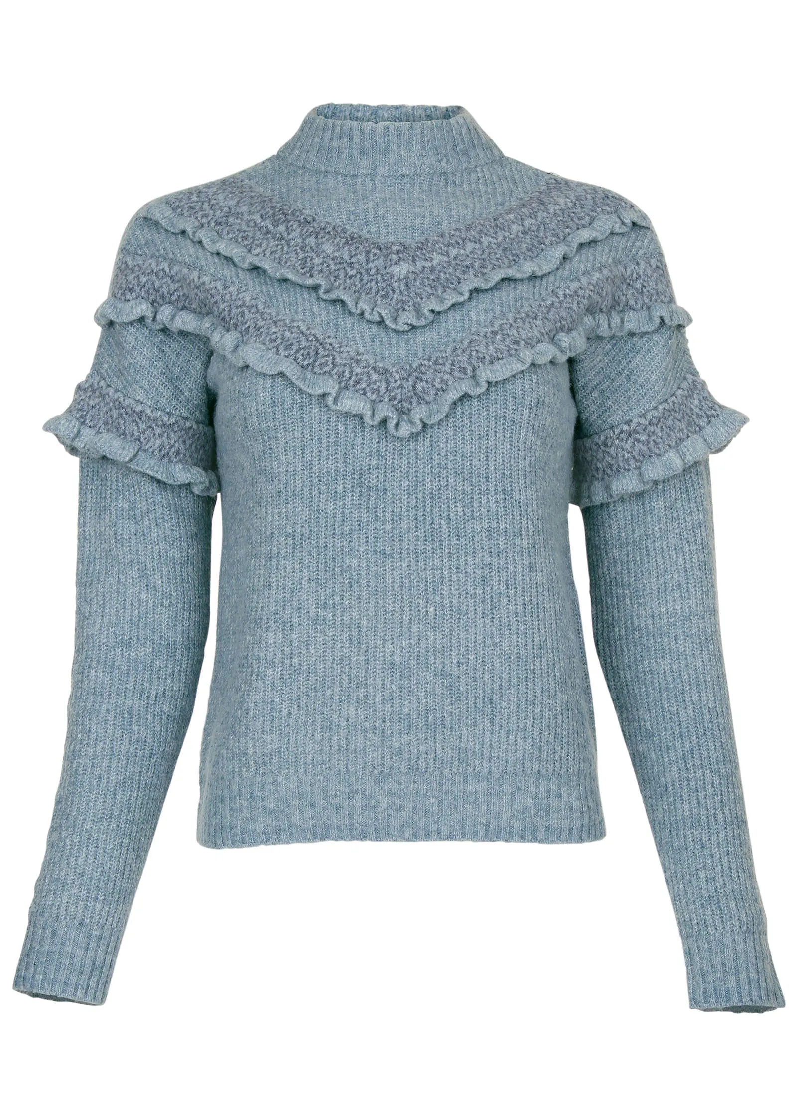 Cheveron Sweater  - Tourmaline