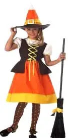 Child Sweet Candy Witch Costume