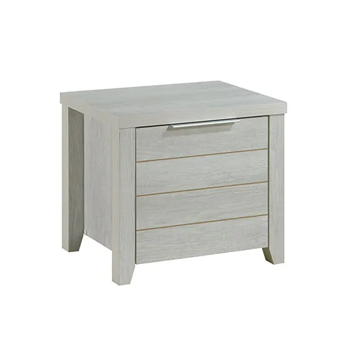 Cielo Bedside Table White Ash