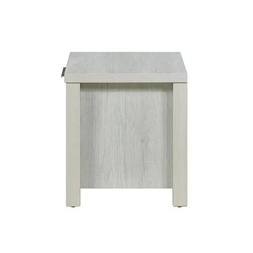 Cielo Bedside Table With Drawer White Ash