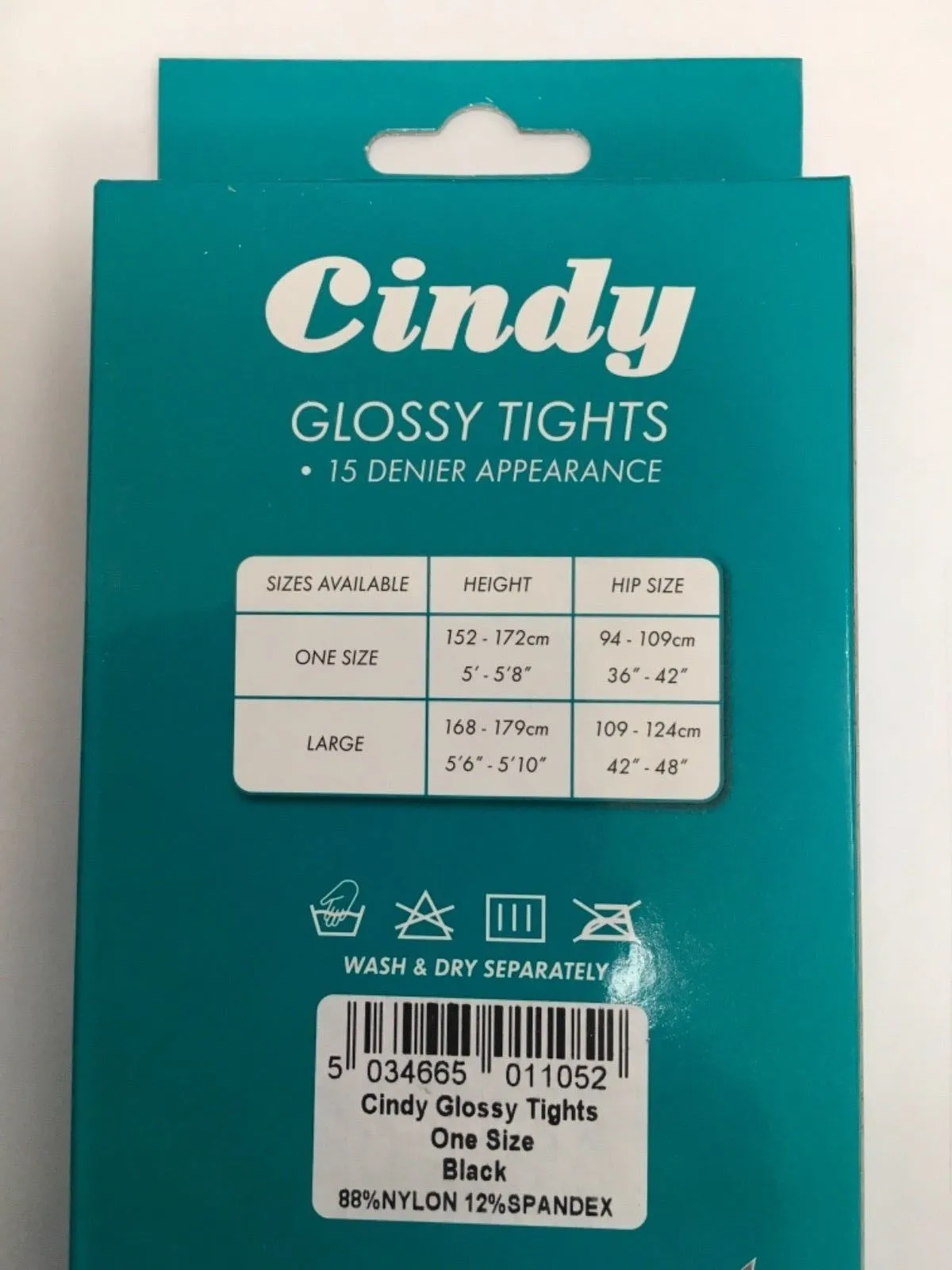 Cindy Sheer Gloss Tights 15 Denier One Size