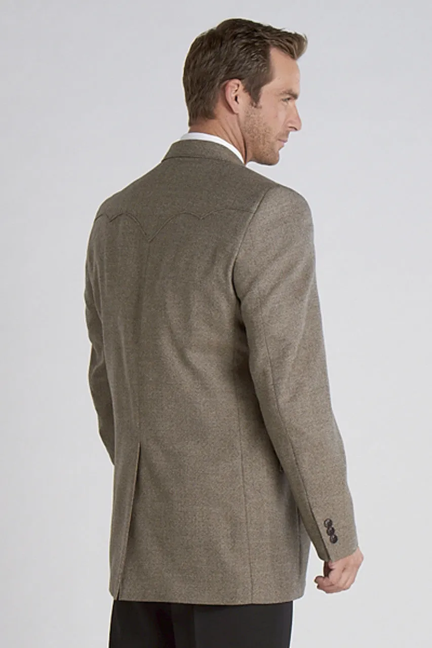 Circle S Jacket Mens Plano Sportcoat Style CC1032-58 Donigle Brown