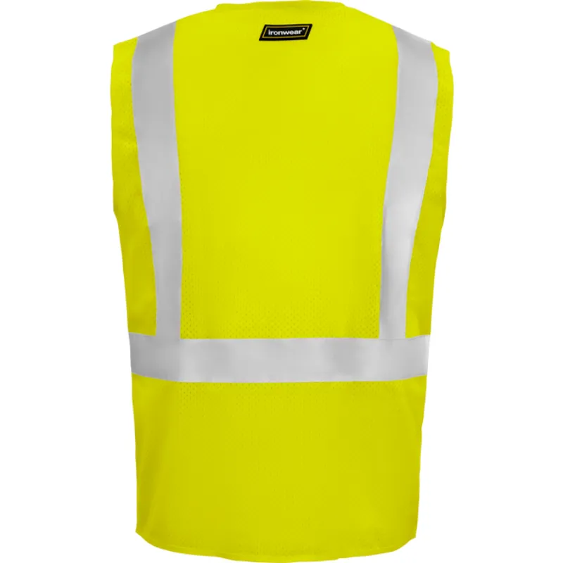 Class 2 Flame Retardant Reflective Vest with Zipper Front