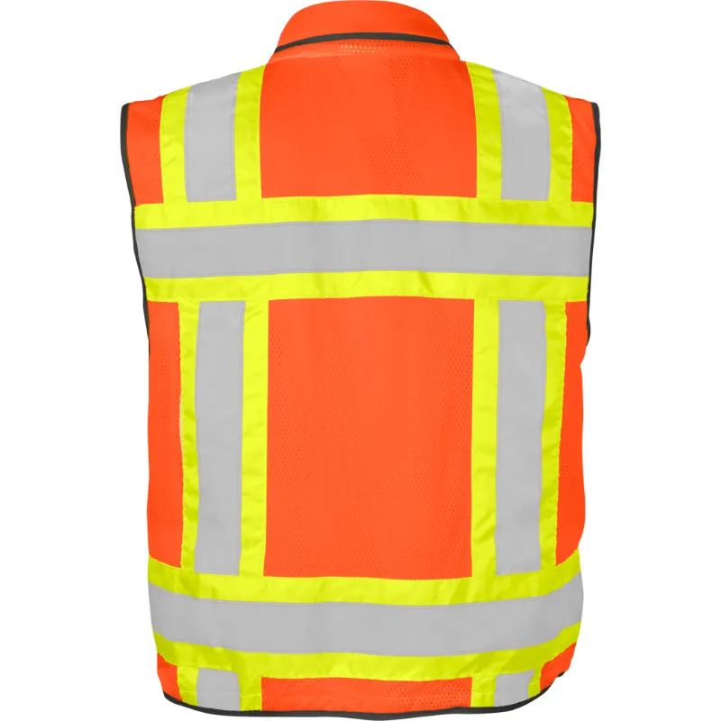 Class 2 Flame Retardant Surveyor Vest (Hi Vis Orange)