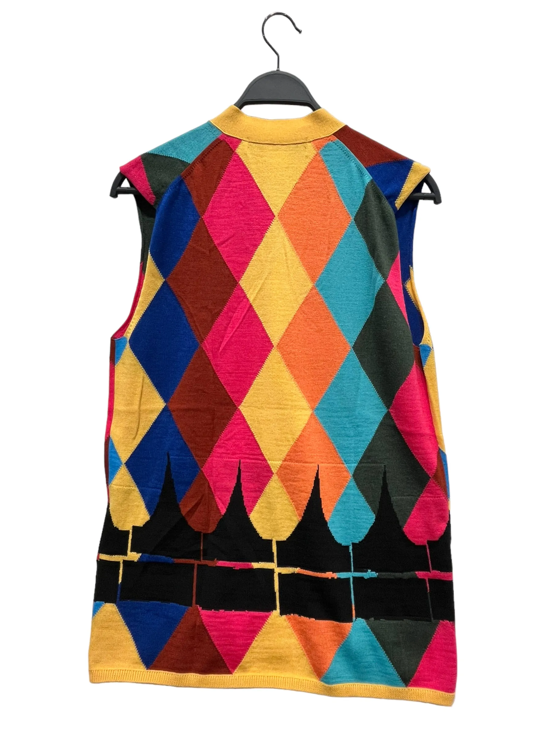 COMME des GARCONS HOMME PLUS/Knitted Vest/S/Multicolor/Wool/PK-N004/PK-N004