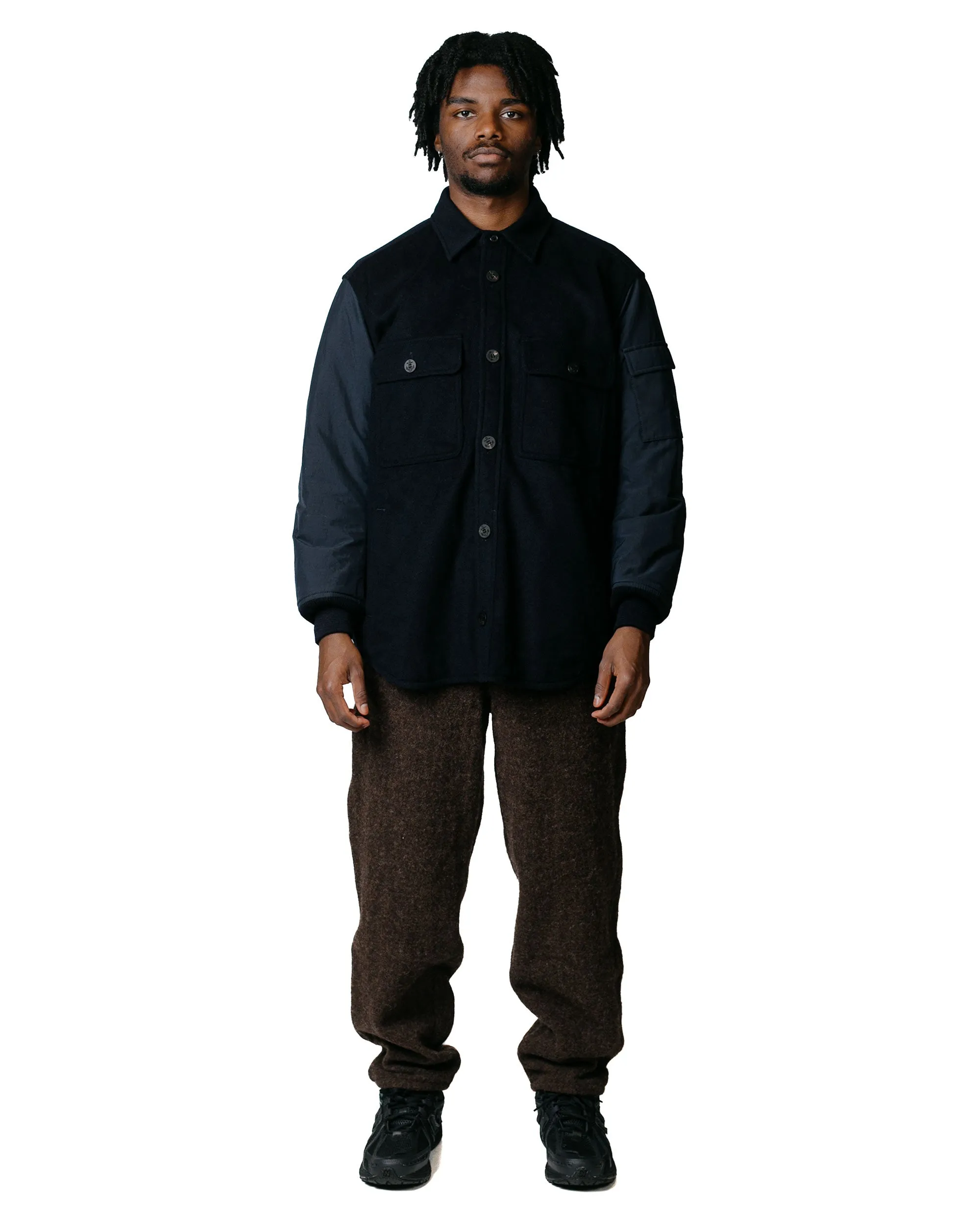 Comme des Garçons HOMME CPO Jacket Charcoal/Black