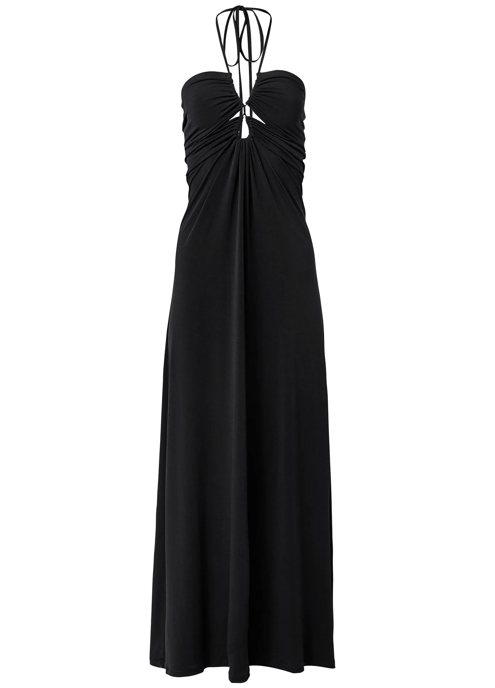 Convertible Maxi Dress - Black