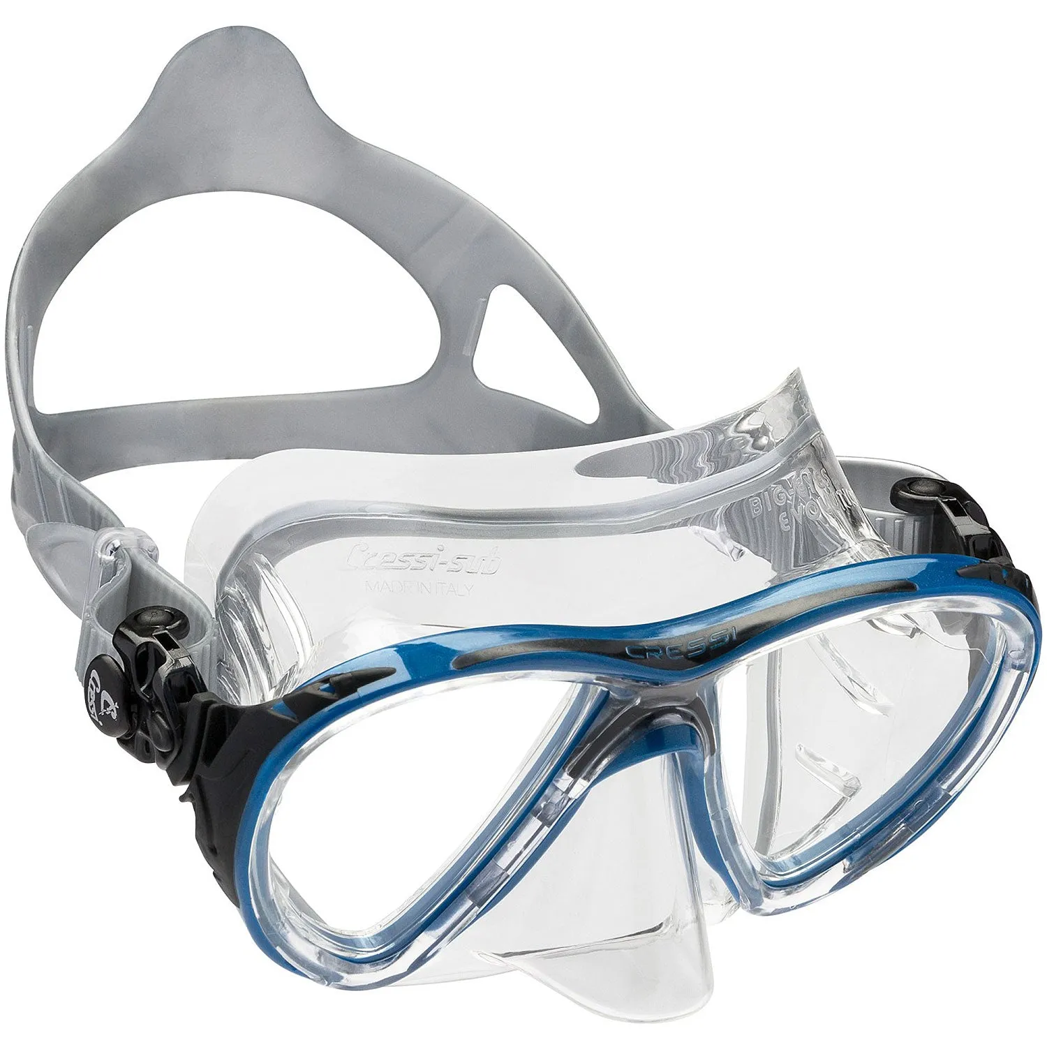 Cressi  Big Eyes Evolution Crystal Adult Size Scuba Mask