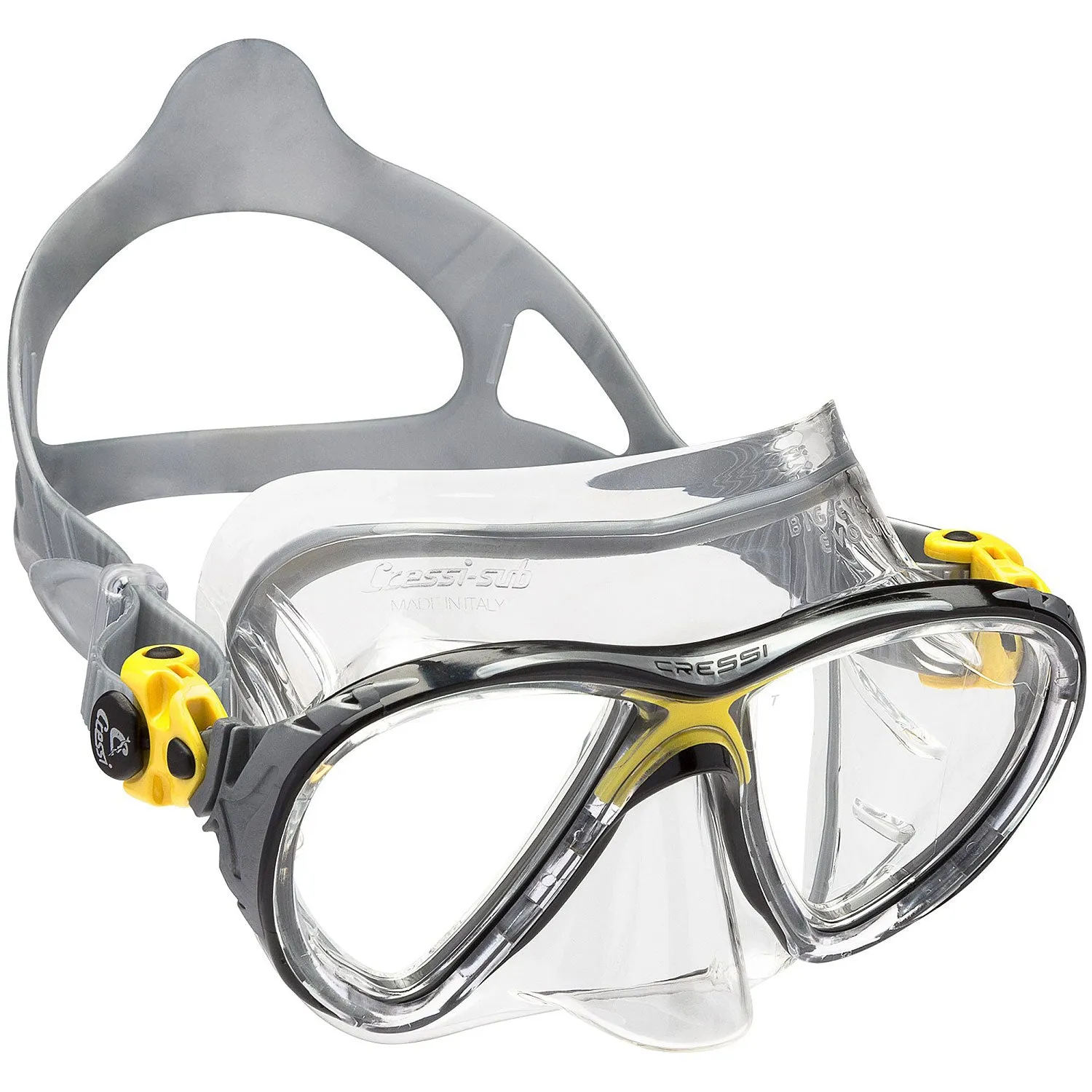 Cressi  Big Eyes Evolution Crystal Adult Size Scuba Mask