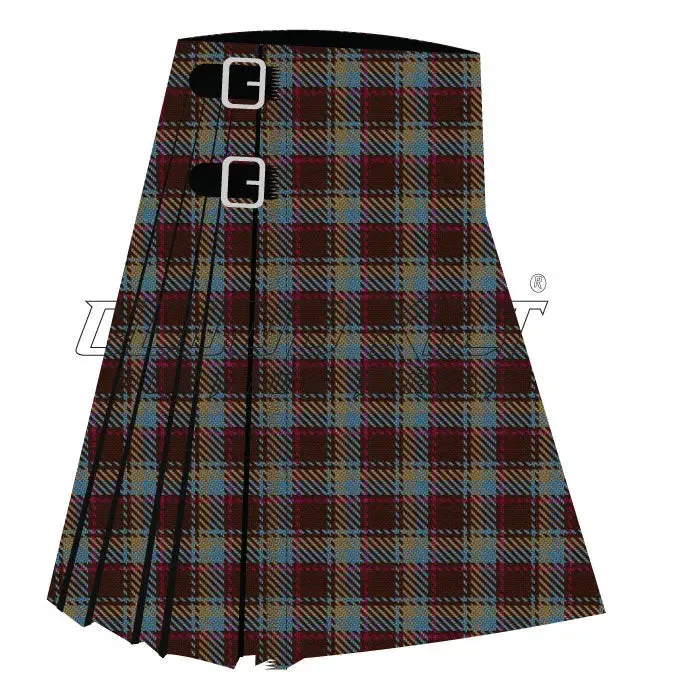 Daks Blue Loden Tartan