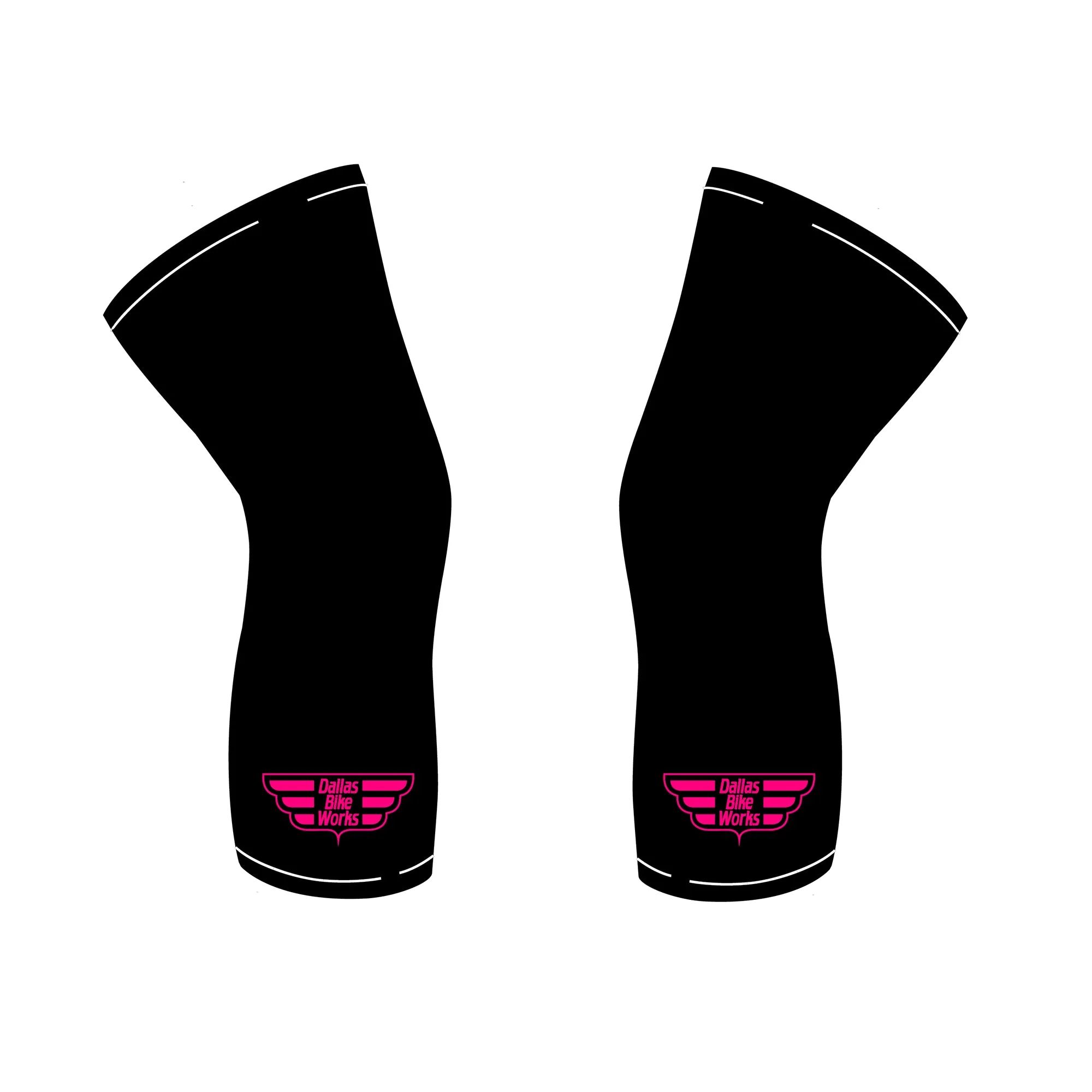 Dallas Bike Works 2024 KNEE WARMERS 2.0 PINK-BLACK