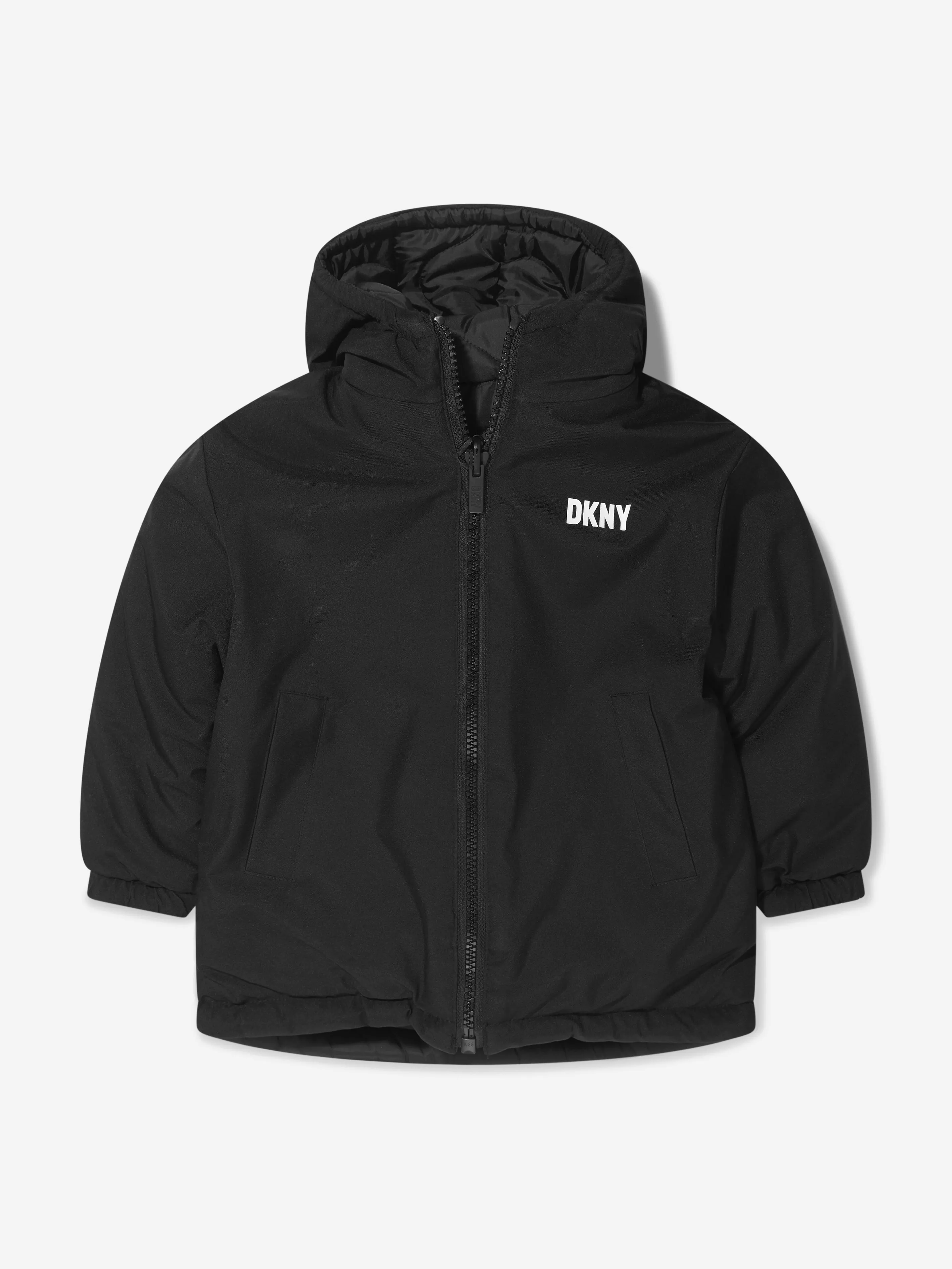 DKNY Boys Reversible Hooded Parka