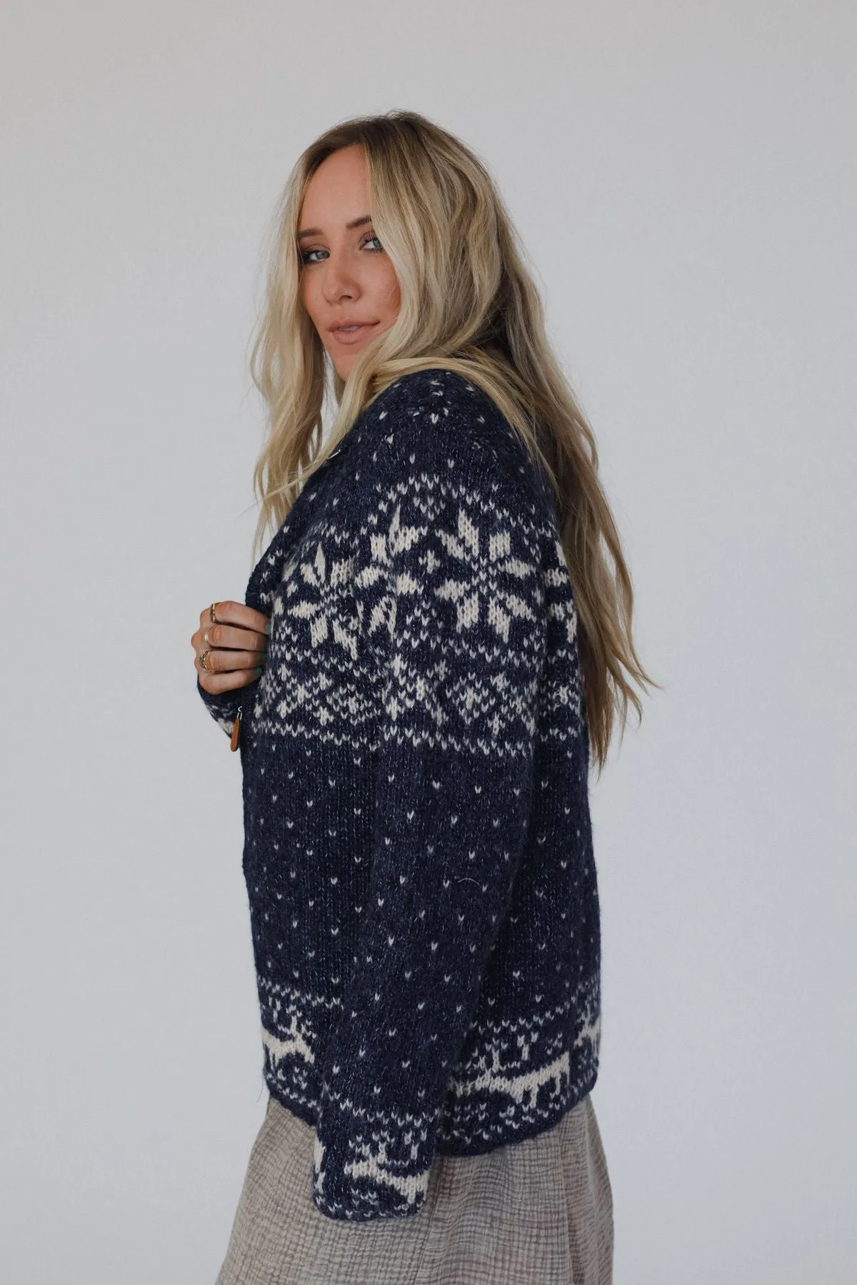 Eleanora Cardigan - Navy