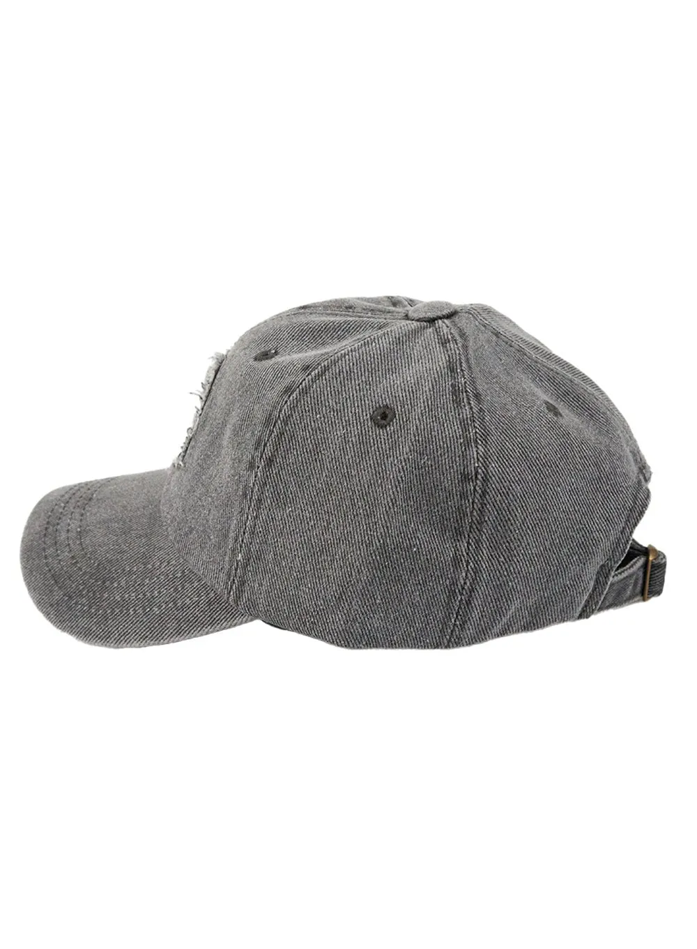 Embroidered Patchwork Washed Cap CG413