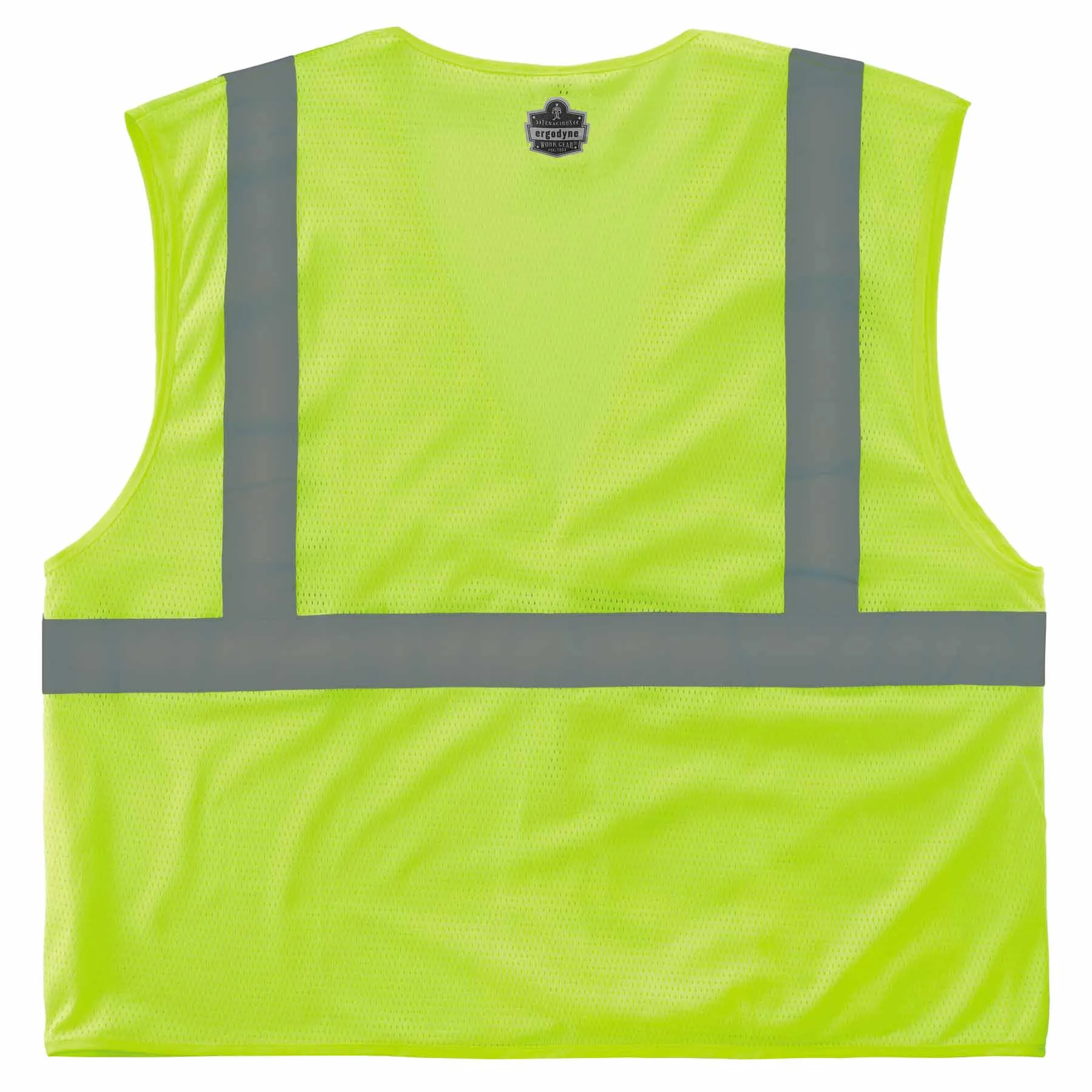 Ergodyne 24522 8210HL-S S Lime Class 2 Economy Mesh Vest - Single Size